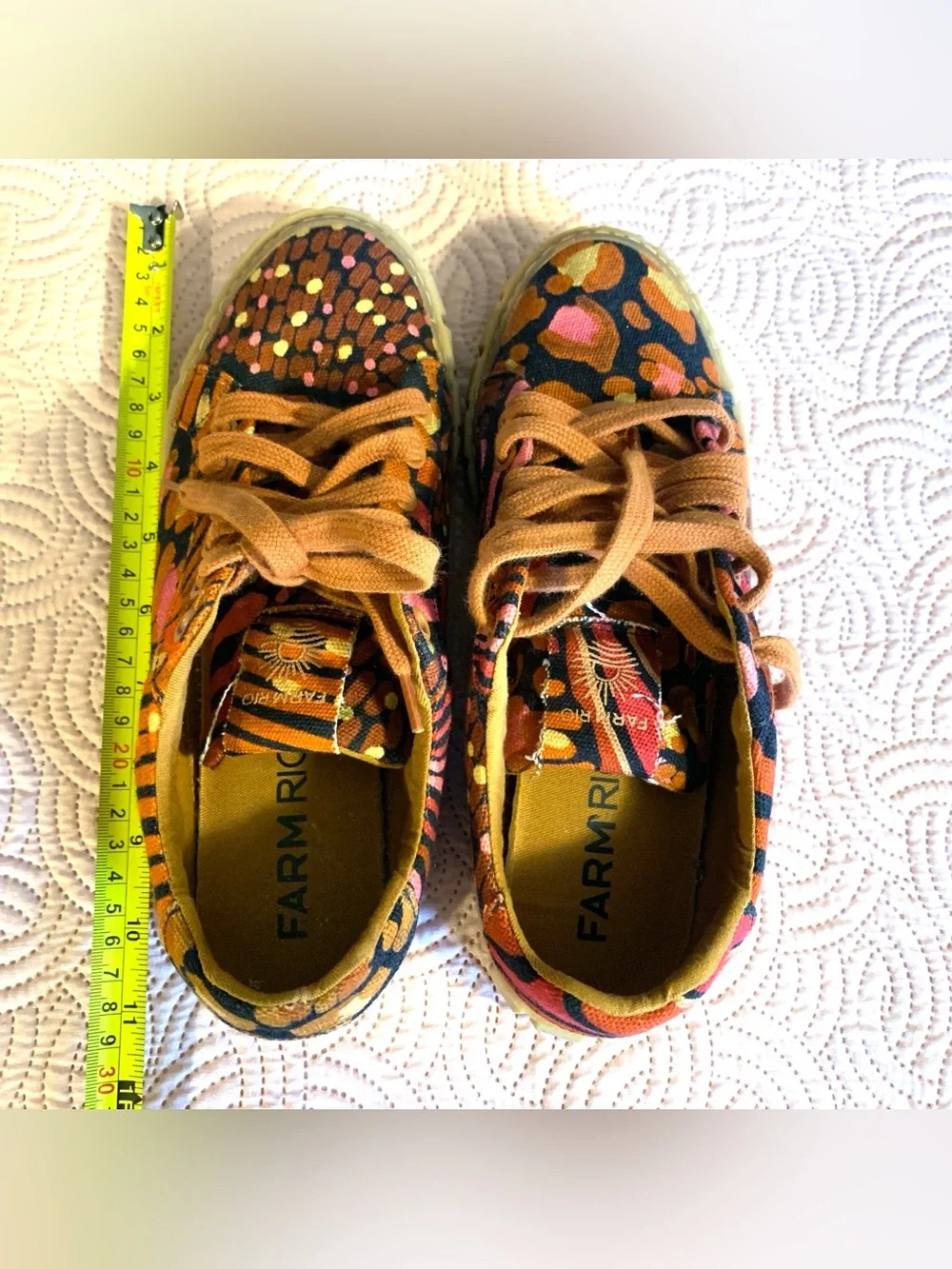 FARM Rio Multicolor Animal Print Canvas Shoe- Women’s Size 9